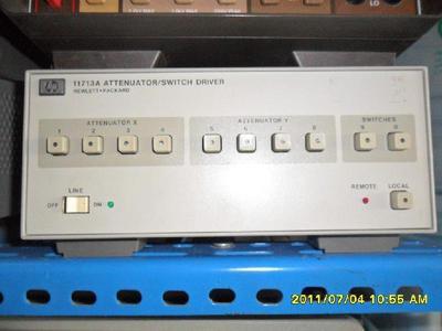 衰減器圖片與樣板圖 二手HP11713A衰減器在深圳捷越通訊設(shè)備中的應(yīng)用